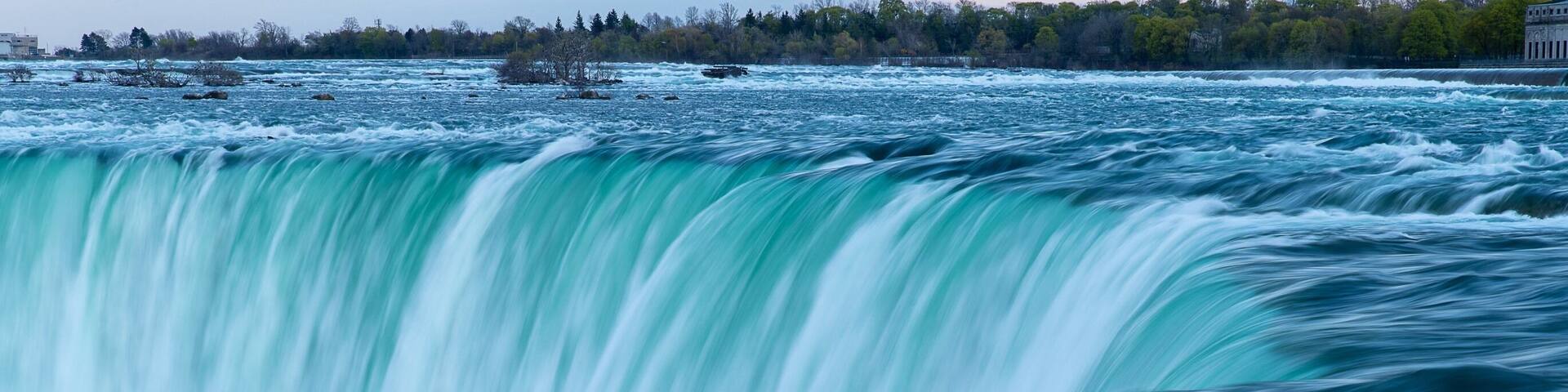 View of Horseshoe Falls, Niagara from the Canadian side. Nature at its best!