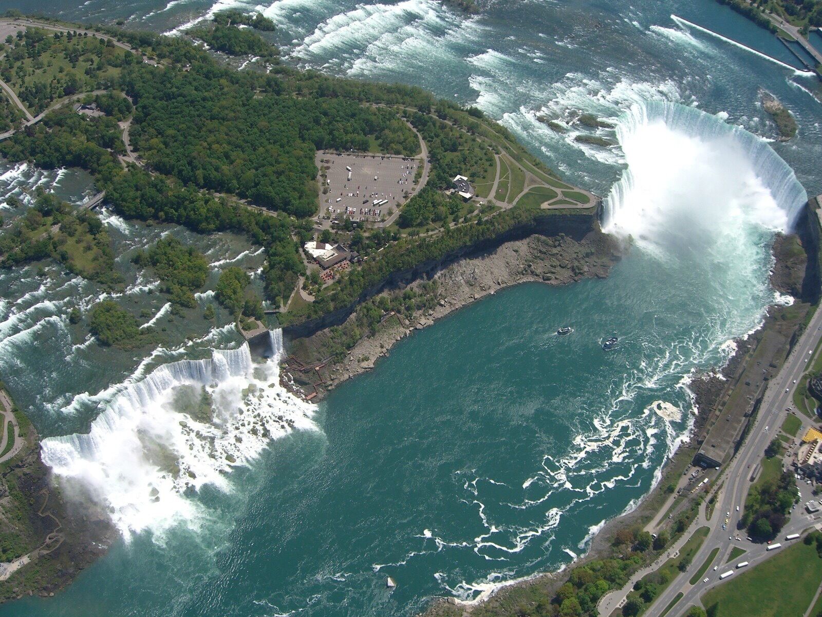 The helicopter tour over Niagara Falls is so worth the money. Amazing view of the falls.