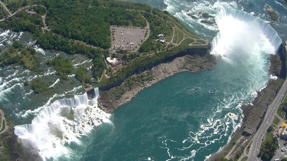 The helicopter tour over Niagara Falls is so worth the money. Amazing view of the falls.