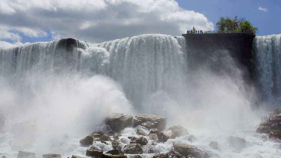Experiencing the power of Rainbow Falls, Niagara, Ontario, Canada (May 2015).