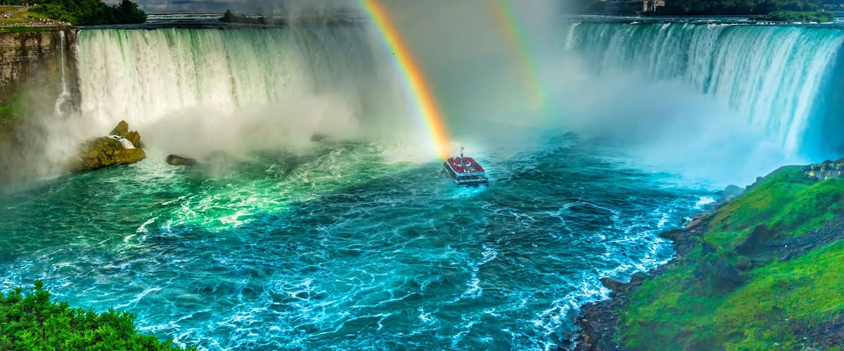 Double rainbow at Niagra Falls