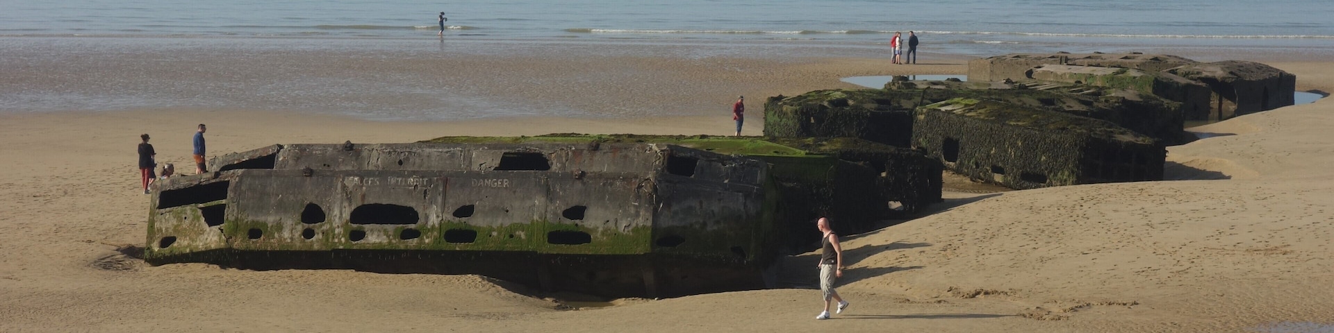 Normandy, traces of D-day
At low tide you can discover scattered remains of “Mulberry B”, the artificial harbour built at Arromanches. Mulberry B remained the major supply port to the Allied Armies, until the Port of Antwerp (Belgium) was re-opened in November 1944. #D_day_Normandy