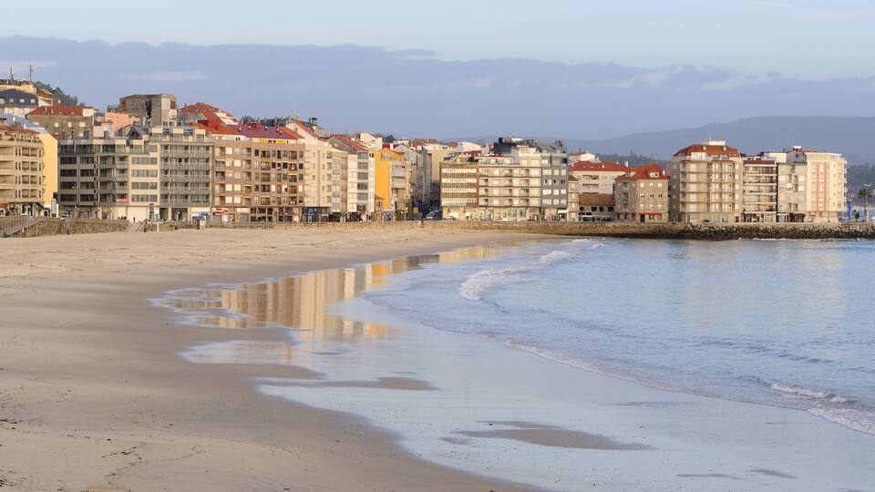 Sunset in Sanxenxo, Rias Baixas, Pontevedra (Galicia) Spain