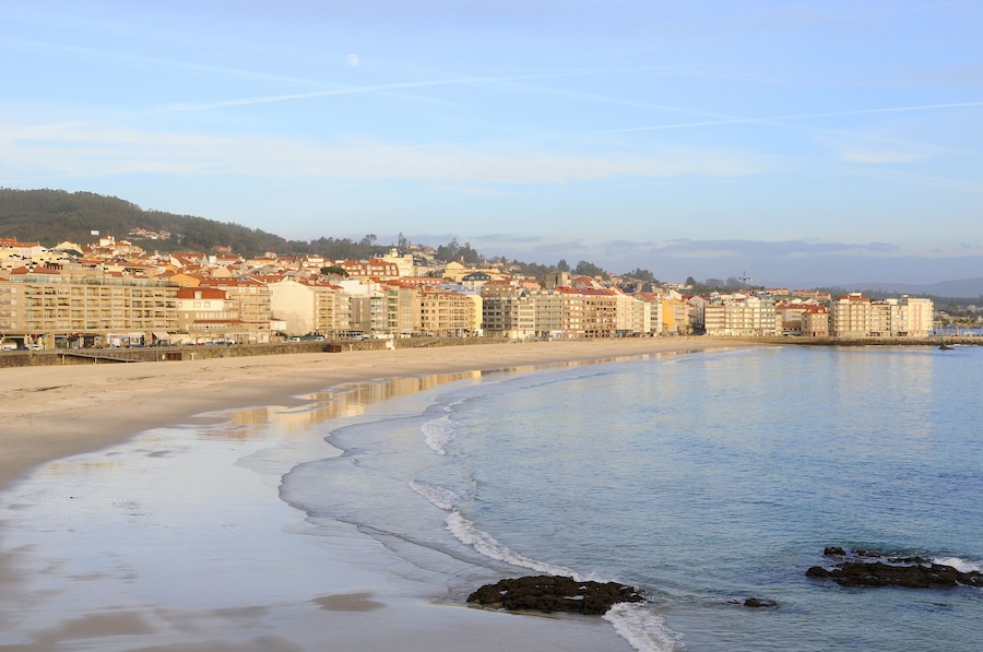 Sunset in Sanxenxo, Rias Baixas, Pontevedra (Galicia) Spain