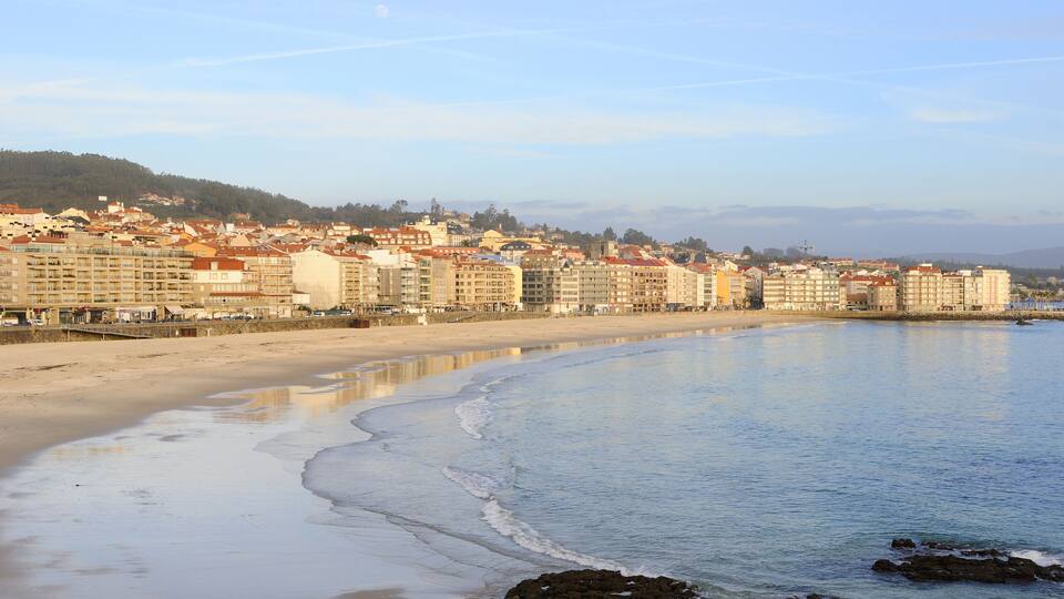 Sunset in Sanxenxo, Rias Baixas, Pontevedra (Galicia) Spain