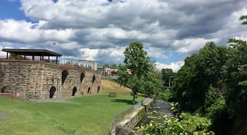 Dating between 1841 and 1854 this furnaces used the local products, coal, iron and limestone to create steel.