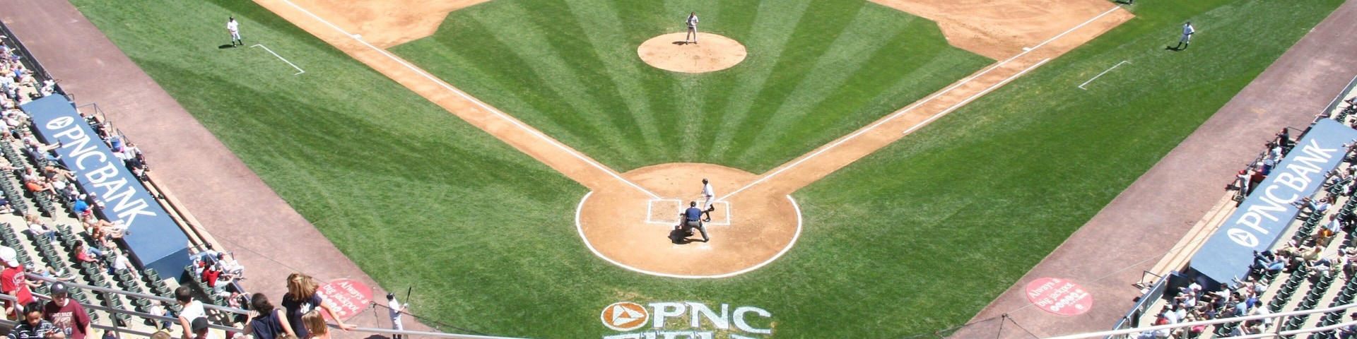 Scranton showing a sporting event as well as a large group of people