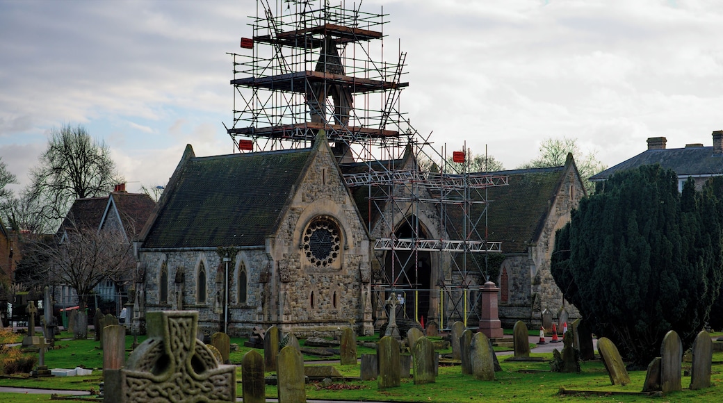 The chapels at Sittingbourne Cemetery in Sittingbourne, Kent.
