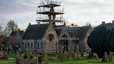 The chapels at Sittingbourne Cemetery in Sittingbourne, Kent.