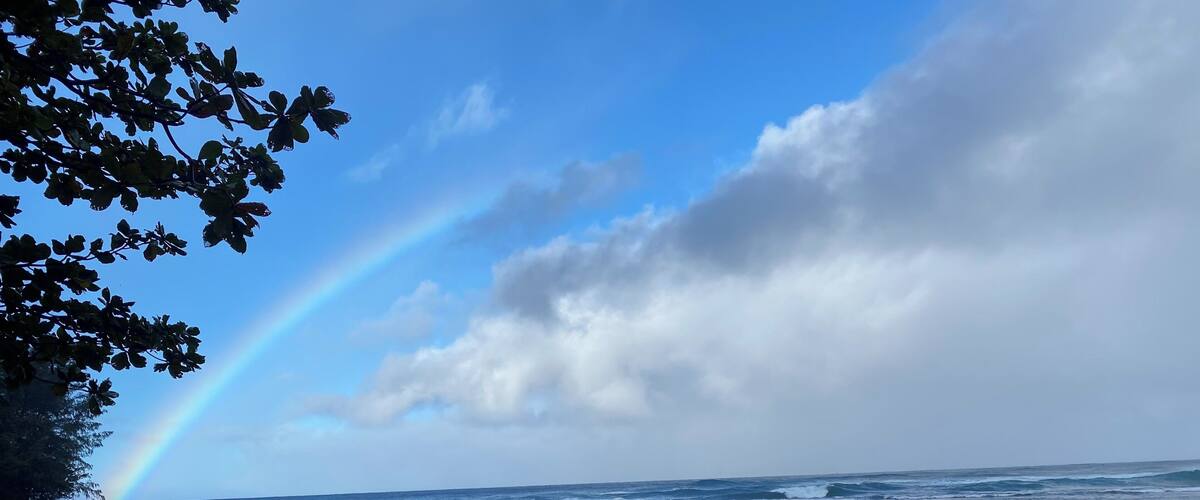 Go to the end of the road and chase rainbows.