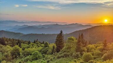 Blue Ridge Parkway Spring Smoky Mountains