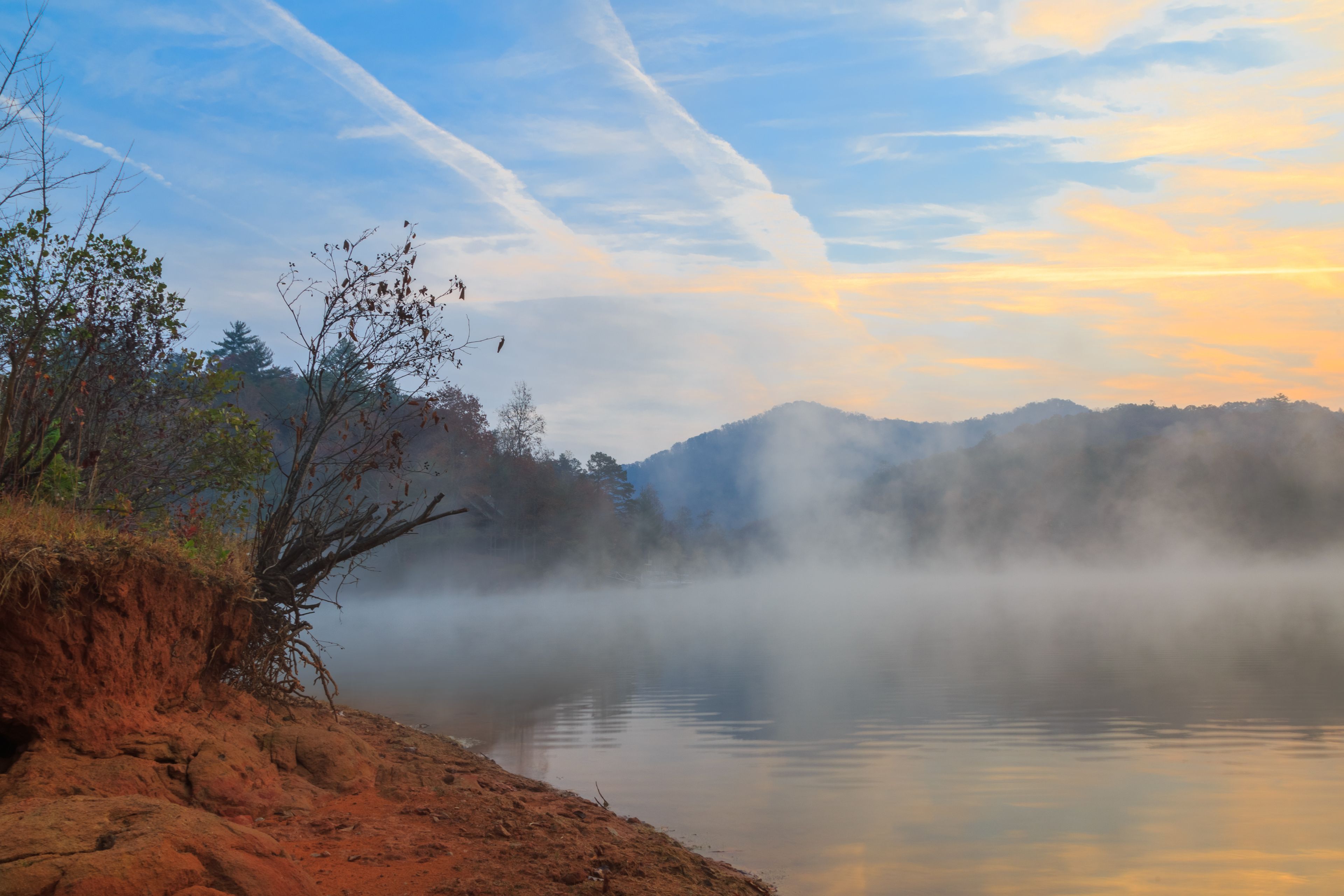 Lake Santeetlah in robbinsville, NC near smokey mountains.