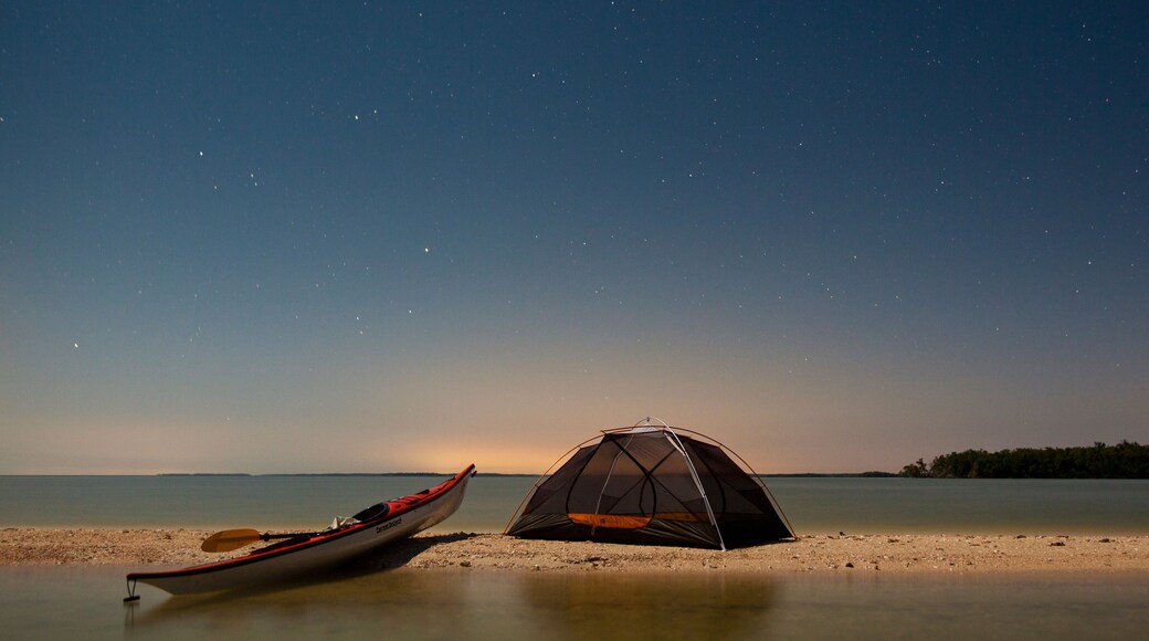 A campsite on Rabbit Key in Everglades National Park and Ten Thousand Islands, Florida.