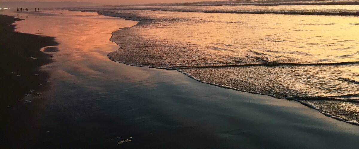 Stunning pink sky tonight.