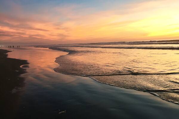 Stunning pink sky tonight.