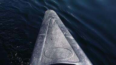 Kayaking at a lake near Barkerville. Beautiful view and the perfect size for a few hours of fun #waterlust