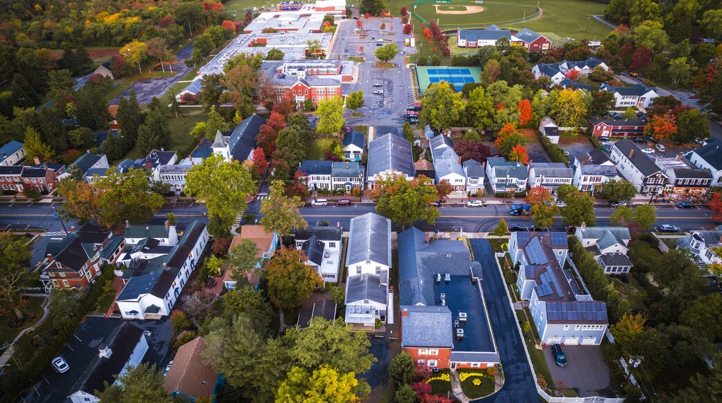 Drone of Autumn in Princeton