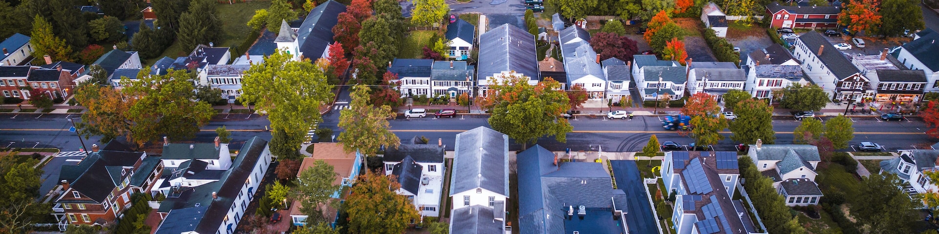 Drone of Autumn in Princeton