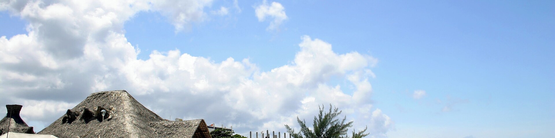 Octopus fishing boats at Celestun on Mexico's Yucatan coast.
