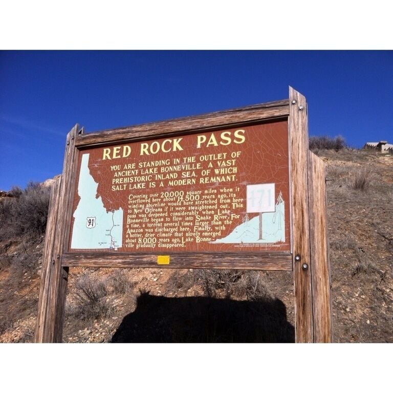 The place that lake bonneville drained from 