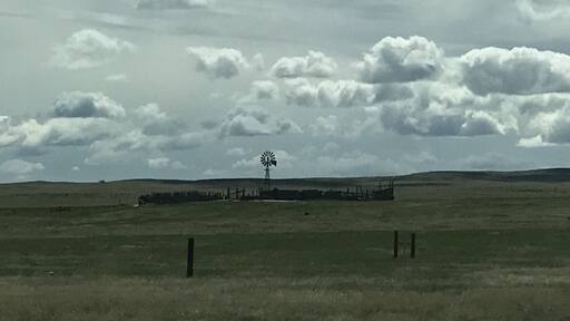 Big sky cloud views and almost to Colorado Springs #drive #farm #travel