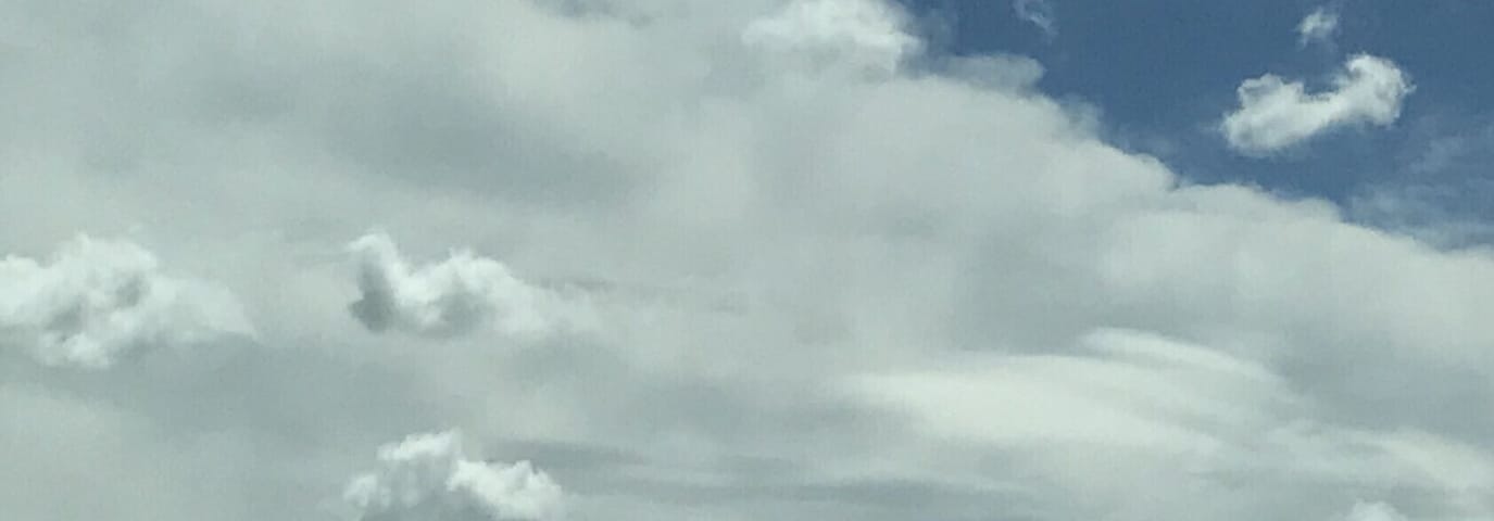 Big sky cloud views and almost to Colorado Springs #drive #farm #travel