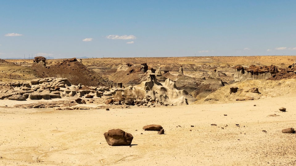 Bisti Badlands rock formation