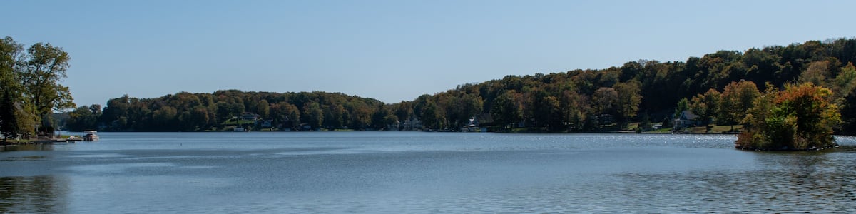 Findley Lake in the Town of Mina, Chautauqua County, New York.