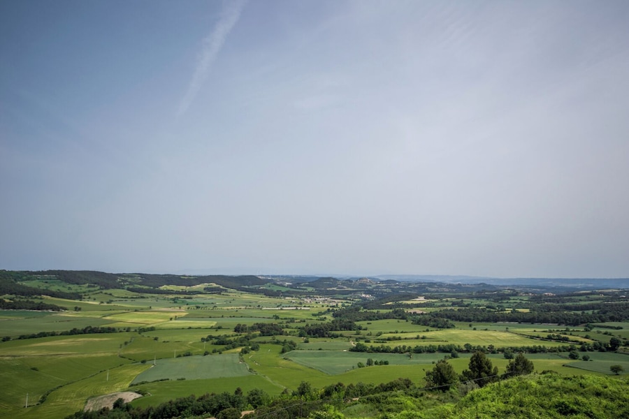 Plans de la capçalera de la riera de Clariana des d'Aguiló (Anoia)