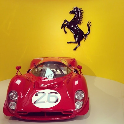For the Ferrari fans, you can even have a test drive :)