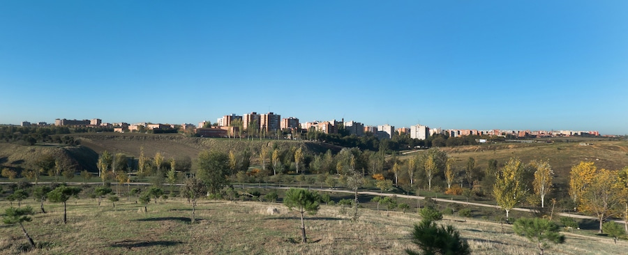 Panoramic view of the city of Fuenlabrada. Community of Madrid, Spain, Shutterstock ID 343271183, SF SSA Case with Manager Approval: Case 07151371, Job: Prepay credit, Client/Licensee: , Other: