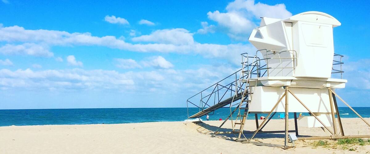 South beach in Vero Beach lifeguard tower