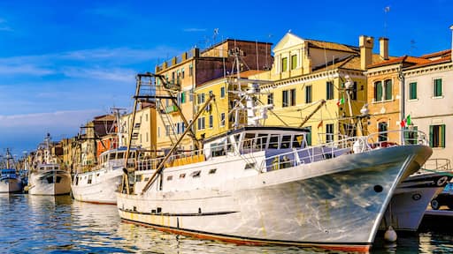 famous old town of chioggia in italy