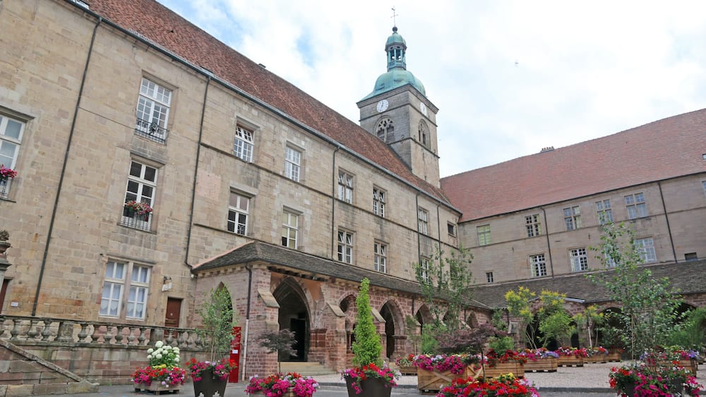 Abbey Saint Colomban in Luxeuil-les-Bains .