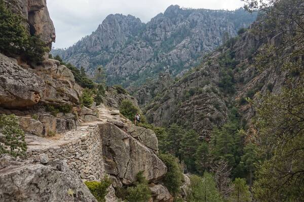 Can you spot my hubby on this awesome walk in Corsica ?