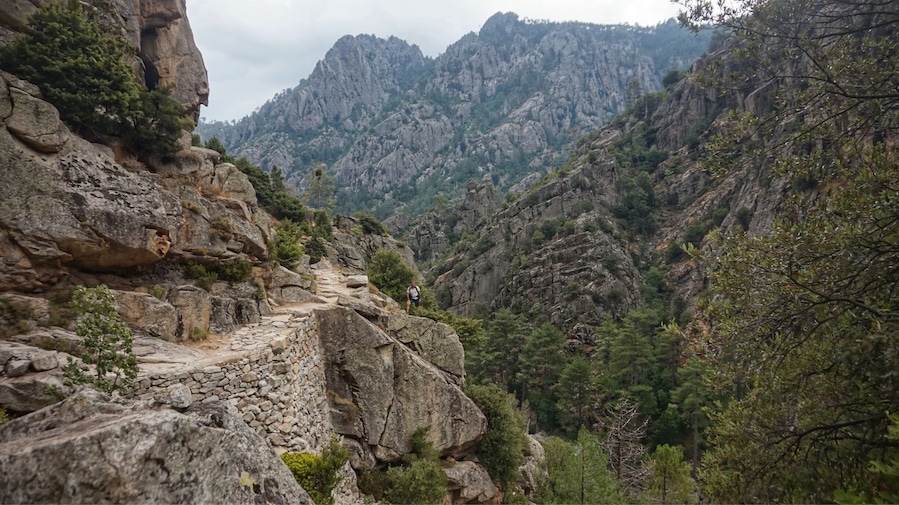 Can you spot my hubby on this awesome walk in Corsica ?