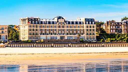 Saint Malo in french britanychanel coastline