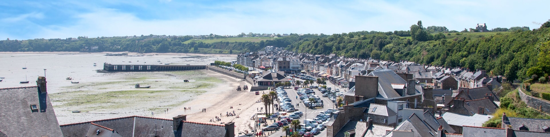 France, Brittany, Cancale - centre for oyster farming