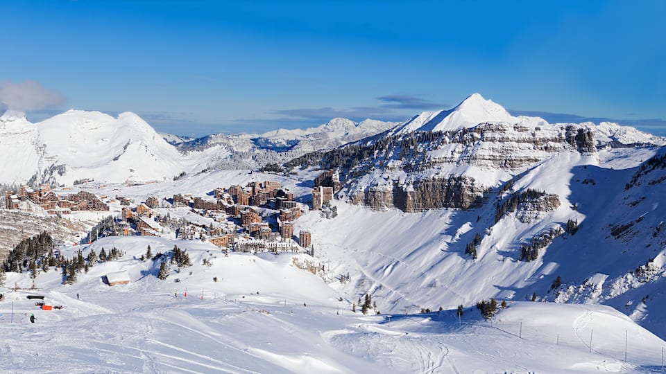 View of the Avoriaz, Portes du Soleil