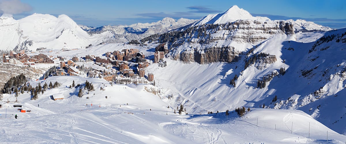 View of the Avoriaz, Portes du Soleil
