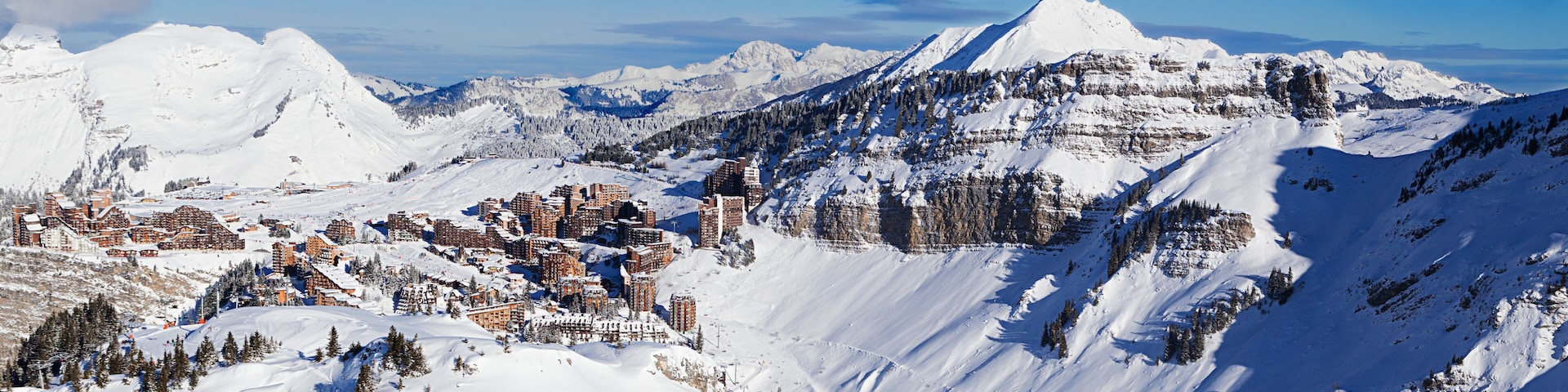 View of the Avoriaz, Portes du Soleil