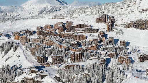 Avoriaz in Winter, seen from les Hauts-Forts