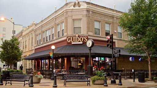Champaign ofreciendo elementos patrimoniales y señalización