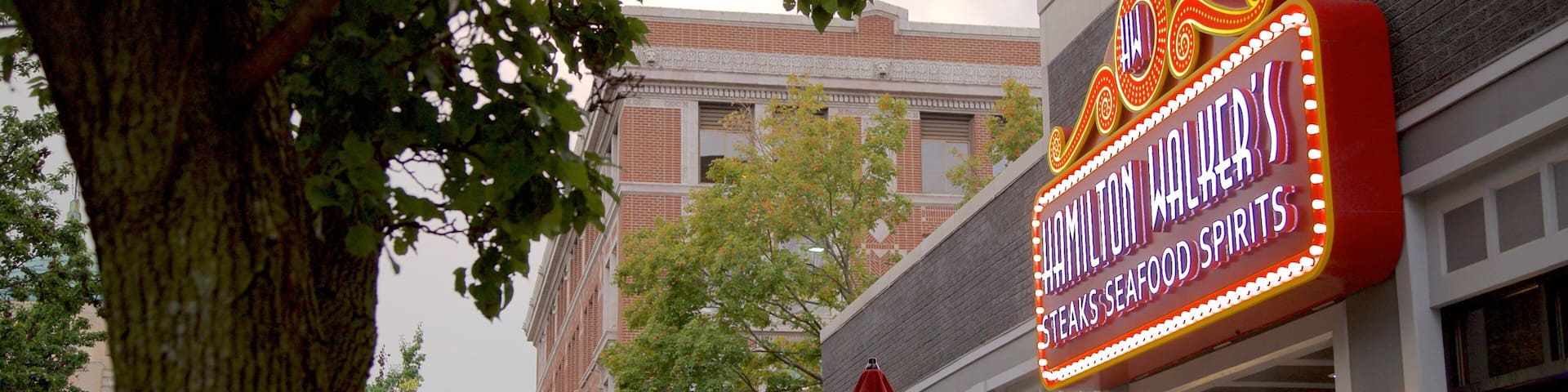 Champaign showing signage