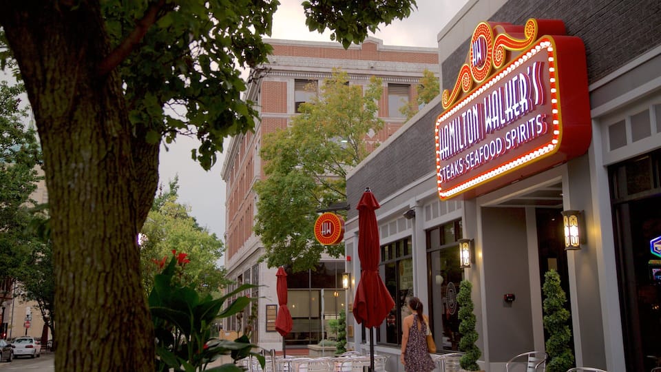 Champaign showing signage