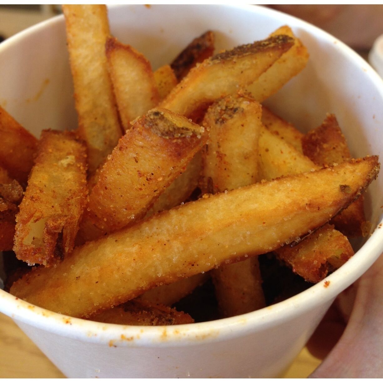 Cajun fries ... Yum yum 
