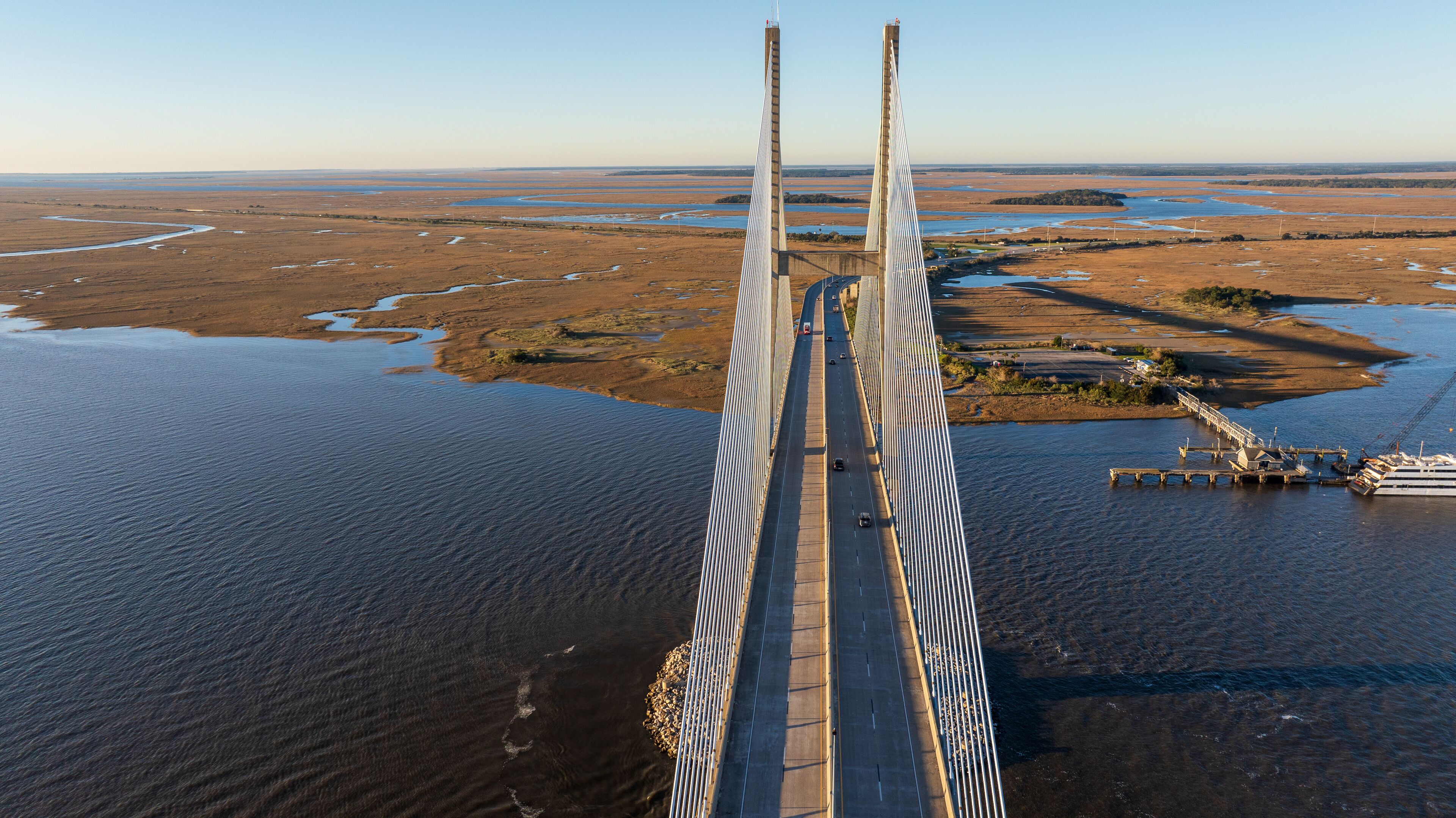 Sidney Lanier Bridge in Glynn County, Georgia.