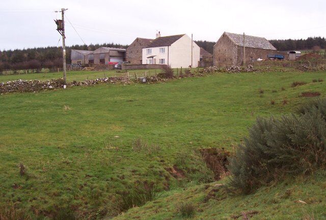 Eweclose Farm. A fantastic view over the Solway Firth not worth taking today but during the summer I intend to return.