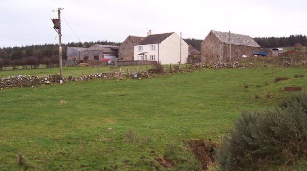 Eweclose Farm. A fantastic view over the Solway Firth not worth taking today but during the summer I intend to return.