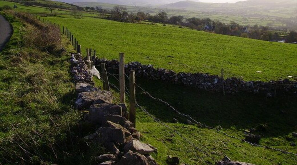 Catlands Hill A view towards Knott Great Calva and Skiddaw.